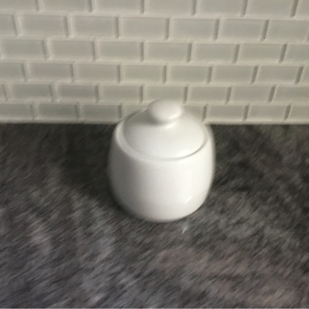 “Home” Porcelain Sugar Jar